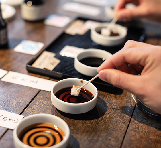 手造り醤油の味くらべ